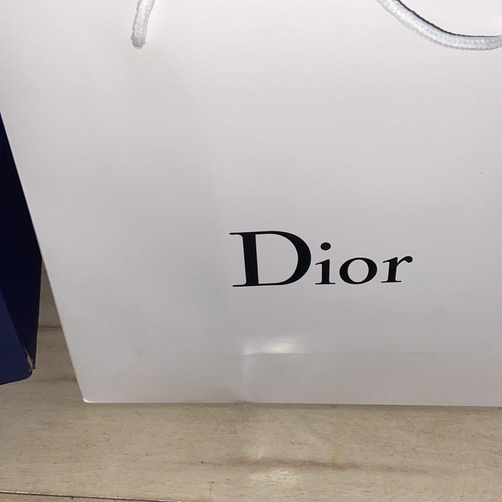 Christian dior b23 navy blue&white size 10 brand new shoes only wore then twice - Picture 5 of 9